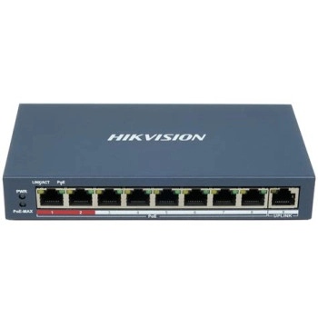 Ảnh sản phẩm Switch Hikvision 8 cổng POE, 1 uplink 10/100 Mbps DS-3E0109P-E/M(B) - hình 1