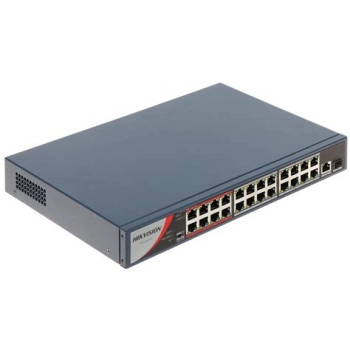 ảnh sản phẩm Switch Hikvision 24 cổng POE, 2 uplink 10/100/1000 Mbps DS-3E0326P-E/M(B) ảnh 0