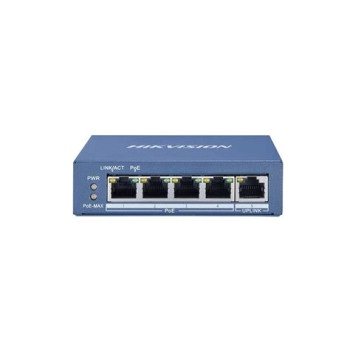 Ảnh sản phẩm Switch Hikvision 4 cổng POE, 1 uplink 10/100/1000 Mbps DS-3E0505HP-E - hình 1
