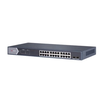Switch Hikvision 24 cổng POE, 2 uplink 10/100/1000 Mbps DS-3E0526P-E ảnh 
