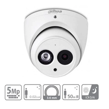 Ảnh sản phẩm Camera HDCVI Dahua DH-HAC-HDW1500EMP-A 5MP - có thu âm - hình 1