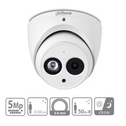Camera HDCVI Dahua DH-HAC-HDW1500EMP-A 5MP - có thu âm