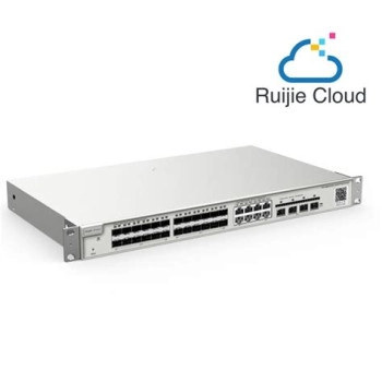 Ảnh sản phẩm Swicth Reyee-Ruijie 24 Port 10/100/1000 Smart Managed RG-NBS5200-24SFP/8GT4XS - hình 1
