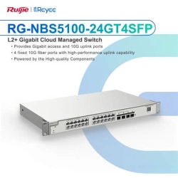 Swicth Reyee-Ruijie POE 24 Port 10/100/1000 Smart Managed RG-NBS5100-24GT4SFP-P