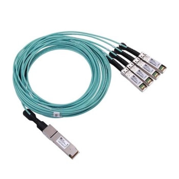 Ảnh sản phẩm 40G QSFP+ Optical Stack Cable (included both side transceivers), 5 Meters 40G-AOC-5M - hình 1