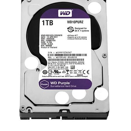 Ảnh sản phẩm Ổ Cứng WD Purple 1TB WD10PURZ - Lựa Chọn Lý Tưởng Cho Hệ Thống Camera - hình 1