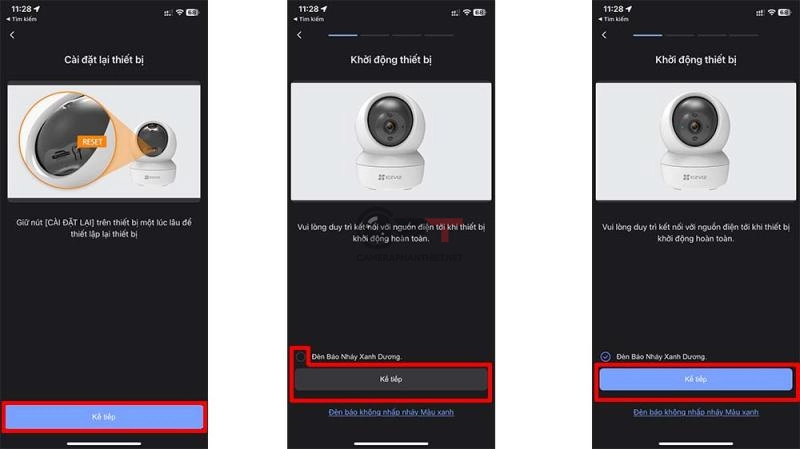 Cài đặt lại wifi camera ezivz khi đổi mật khẩu wifi - 5371