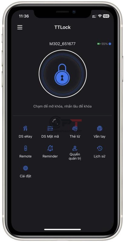 Hướng dẫn mở khóa cửa từ xa qua điện thoại - 5405