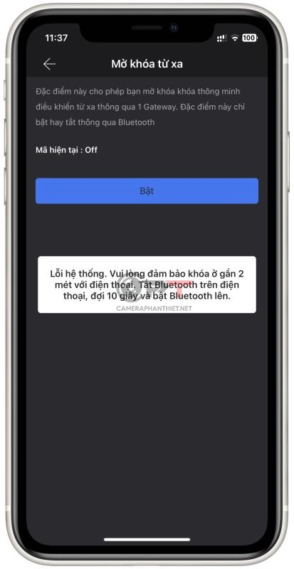 Hướng dẫn mở khóa cửa từ xa qua điện thoại - 5408