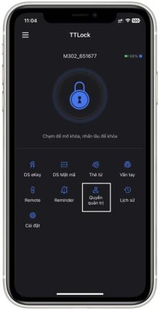 Chia sẽ khóa vân tay cho người dùng khác qua ứng dụng ttlock - 5402