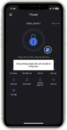 Hướng dẫn mở khóa cửa từ xa qua điện thoại - 5406