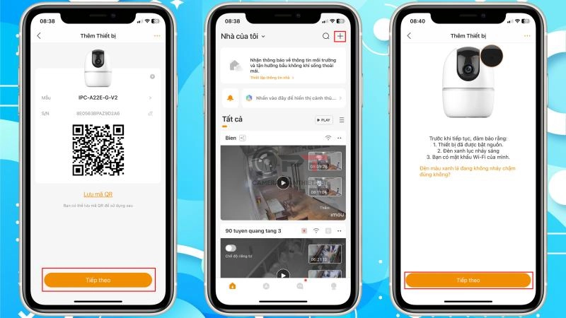 Hướng dẫn cài đặt camera imou, thêm camera vào ứng dụng