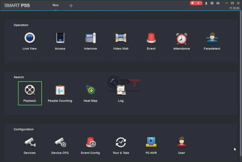 Cách trích xuất video camera trên máy tính bằng phần mềm SmartPSS camera DAHUA - 5470