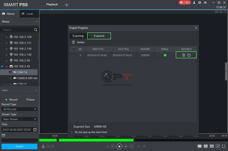 Cách trích xuất video camera trên máy tính bằng phần mềm SmartPSS camera DAHUA - 5475