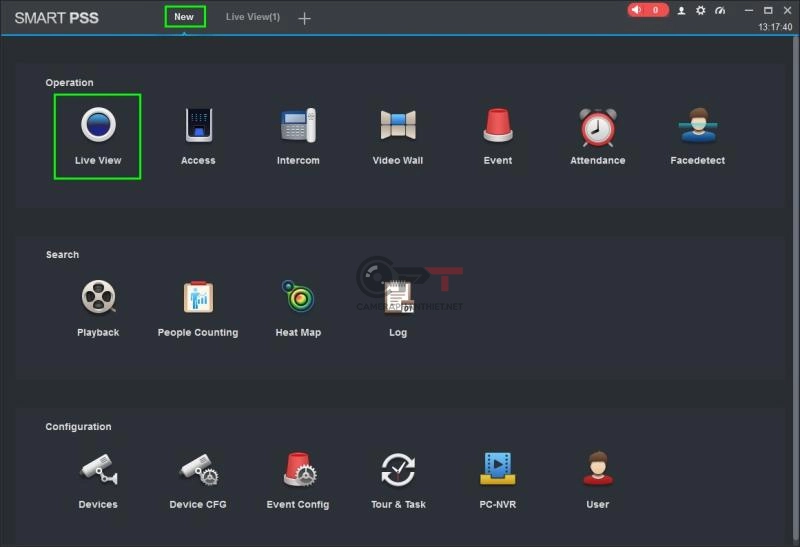 Cài đặt xem 2 màn hình camera dahua trên máy tính với phần mềm smartpss - 5466