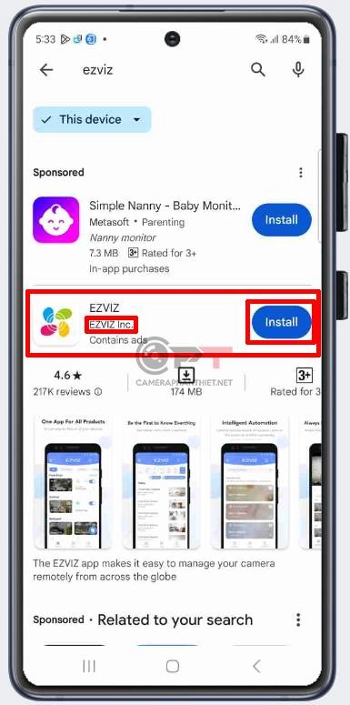Camera ezviz dùng app nào, cách tải ứng dụng ezviz - 5564