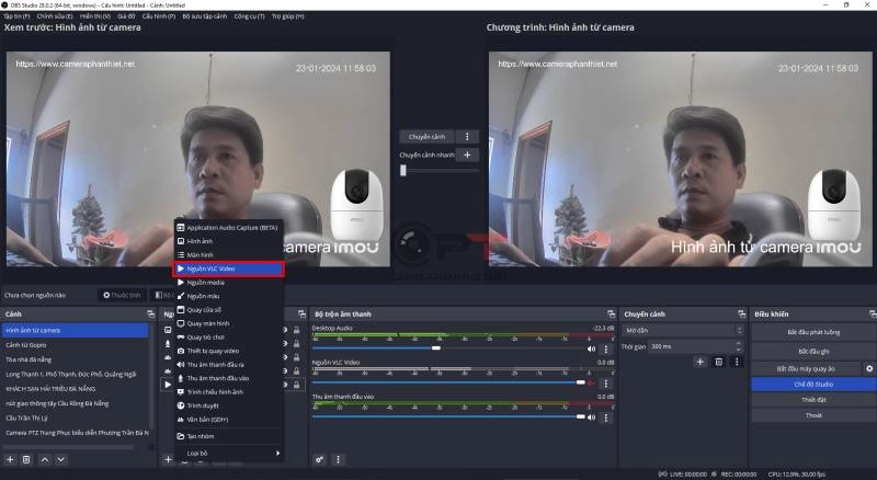 Dùng camera imou làm webcam để livestream - 5578