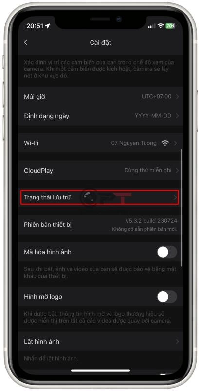 Định dạng the nhớ camera ezviz - Xóa video - 5603