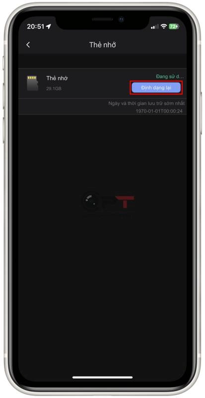 Định dạng the nhớ camera ezviz - Xóa video - 5605