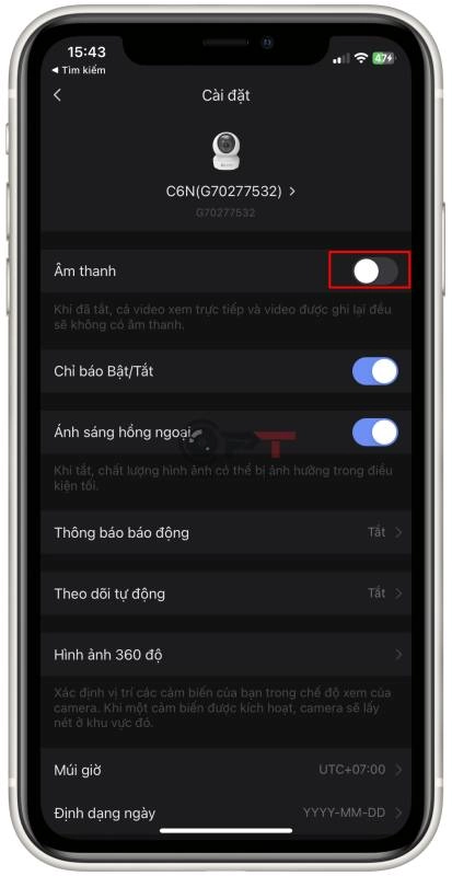 Camera ezviz không nghe được tiếng, các khắc phục ? - 5608