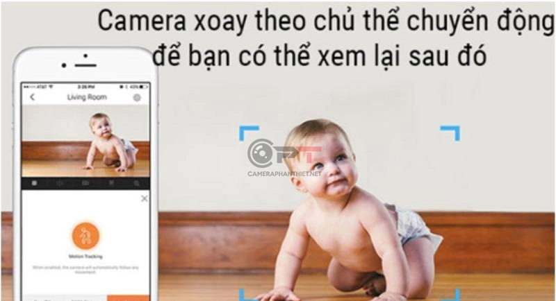 Bật theo dõi thông minh trên camera ezviz, camera xoay theo người chuyển động