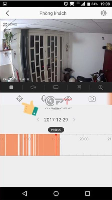 Bật theo dõi thông minh trên camera ezviz, camera xoay theo người chuyển động - 5623