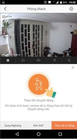 Bật theo dõi thông minh trên camera ezviz, camera xoay theo người chuyển động - 5624