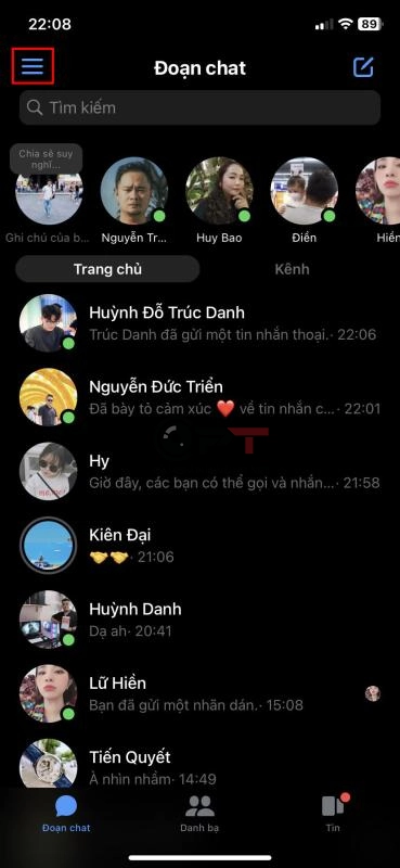Online mà không muốn ai biết, cách ẩn mình trên facebook message - 5693