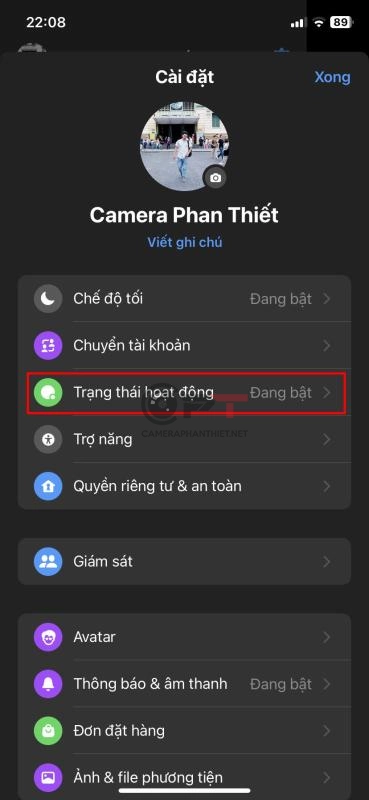 Online mà không muốn ai biết, cách ẩn mình trên facebook message - 5695