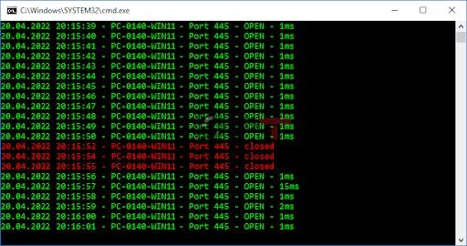 Check port opent, công cụ check port camera, kiểm tra port đang đóng hay mở - 5720