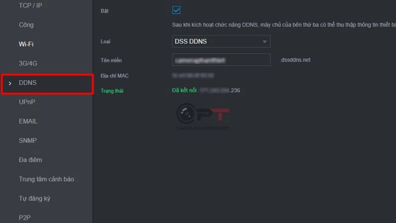 Hướng dẫn cấu hình tên miền cho đầu ghi hình Dahua - 5731