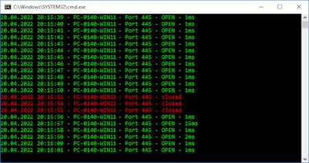 Check port opent, công cụ check port camera, kiểm tra port đang đóng hay mở - 5720