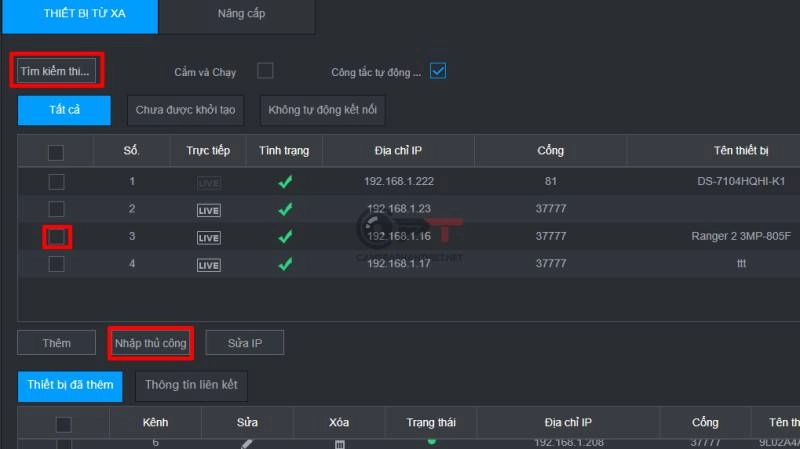 Thêm camera imou vào đầu ghi dahua - 5744