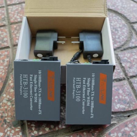 ảnh sản phẩm converter quang netlink htb-3100/ab cặp A-B ảnh 0