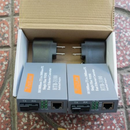 ảnh sản phẩm converter quang netlink htb-3100/ab cặp A-B ảnh 3