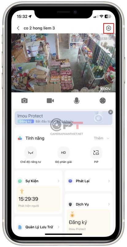 Tắt xoay camera imou - 5806