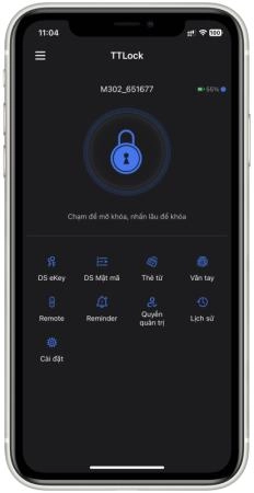 Làm sao để mở khóa cửa từ xa bằng điện thoại cho khóa thông minh - 5862