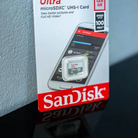 Ảnh sản phẩm Thẻ nhớ SanDisk Class 10 128GB 100MB/s ultra - Chuyên dụng camera wifi - hình 2