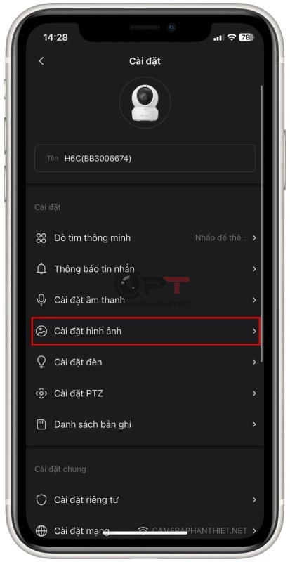 Bật chống ngược sáng camera ezviz - 5920