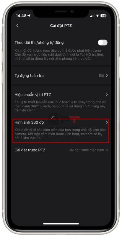 Các tính năng quay quét 360 độ camera ezivz, tự động xoay theo người - 5926