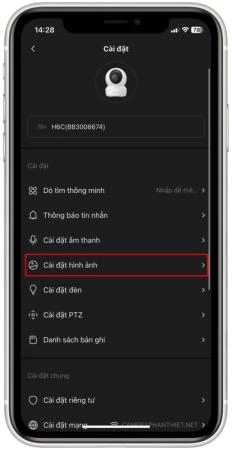 Bật chống ngược sáng camera ezviz - 5920