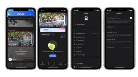 Các tính năng quay quét 360 độ camera ezivz, tự động xoay theo người - 5923