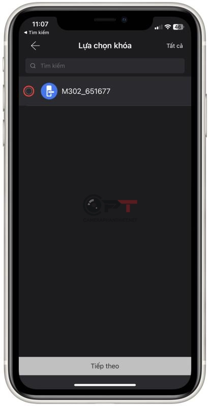 Chuyển quyền admin khóa vân tay cho chủ nhà ứng dụng TTLOCK - 5949