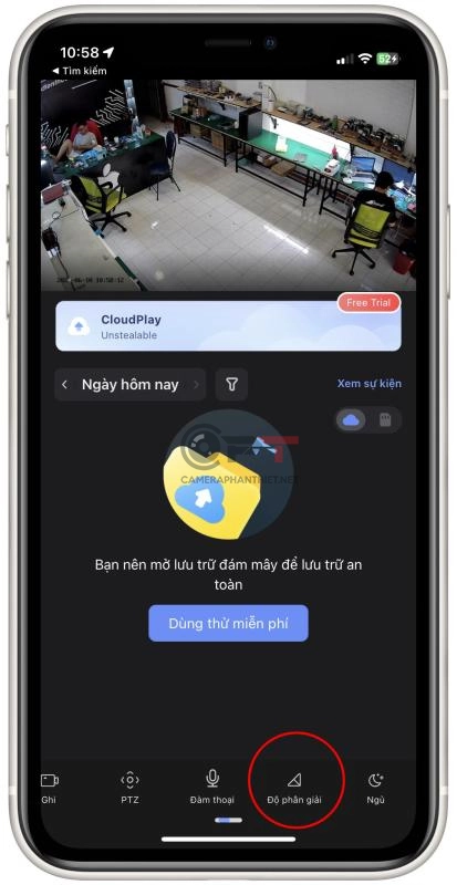 Camera ezviz hình ảnh bị mờ, không rõ nét - 6049