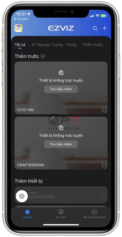 Camera ezviz không thông báo chuyển động - 6054