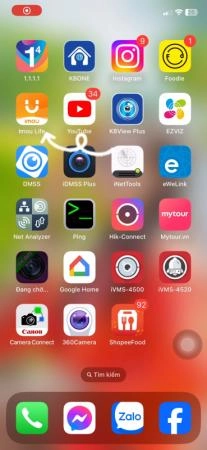 Kiểm tra tín hiệu wifi kết nối đến camera imou mạnh hay yếu - 6086