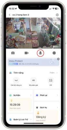 Cách nói qua camera imou, cách đàm thoại 2 chiều - 6124