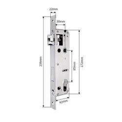 Ruột 3085 cho khóa thông minh, khóa vân tay cửa nhôm, xingfa, cửa sắt
