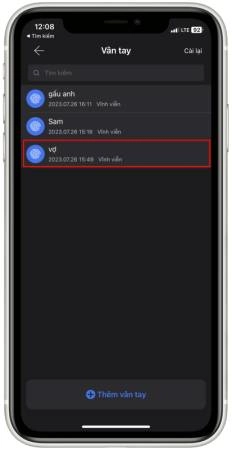 Cách xóa dâu vân tay đã thêm vào khóa - 6152