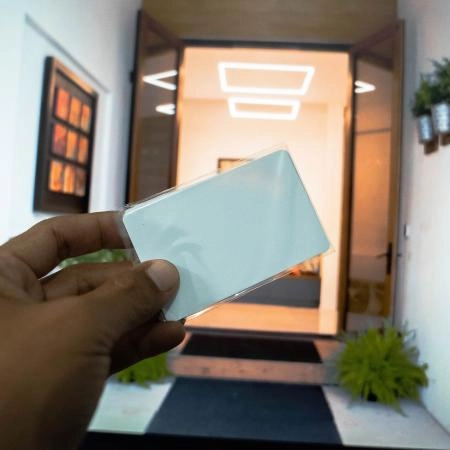 Ảnh sản phẩm Thẻ từ cửa khóa vân tay thẻ nhựa như thẻ atm RFID 13.56mHZ - hình 1